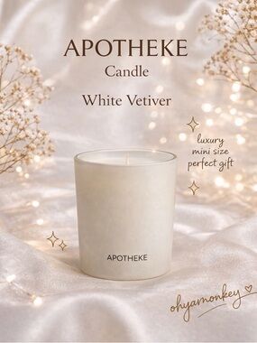 APOTHEKE White Vetiver Votive Candle Travel Size (57g / 2 oz)